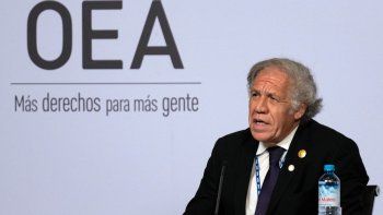 Luis Almagro, secretario general de la OEA, mostró su apoyo a Luis Arce, luego de que denunciara un intento de golpe de Estado en Bolivia.
