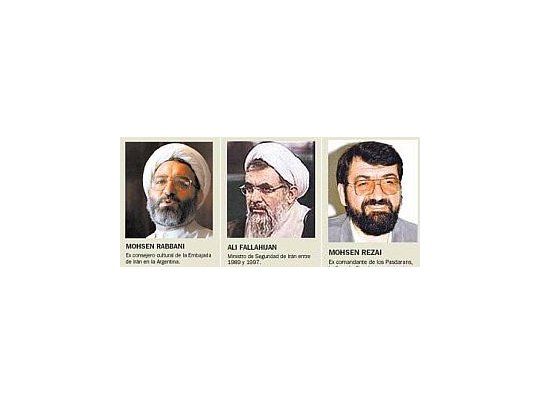 Mohsen Rabbani, Ali Fallahijan y Mohsen Resai
