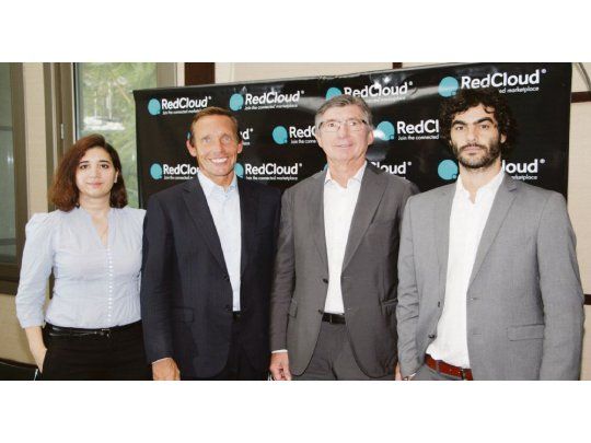 Lanzamiento. Autoridades de RedCloud presentaron su innovadora propuesta la semana pasada en Buenos Aires.