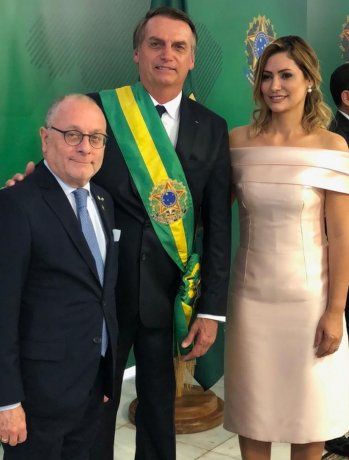 El canciller Jorge Faurie viajó a la asunción de Bolsonaro en representación de la Argentina.