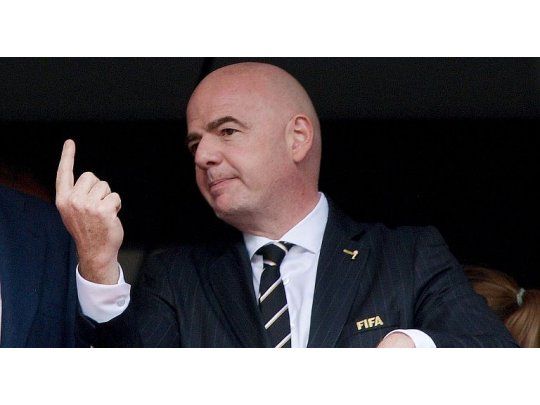 Infantino había ofrecido llevar a los jóvenes a la final del domingo.