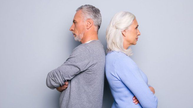 Crece exponencialmente la tendencia de divorcios en personas mayores de 50 años.