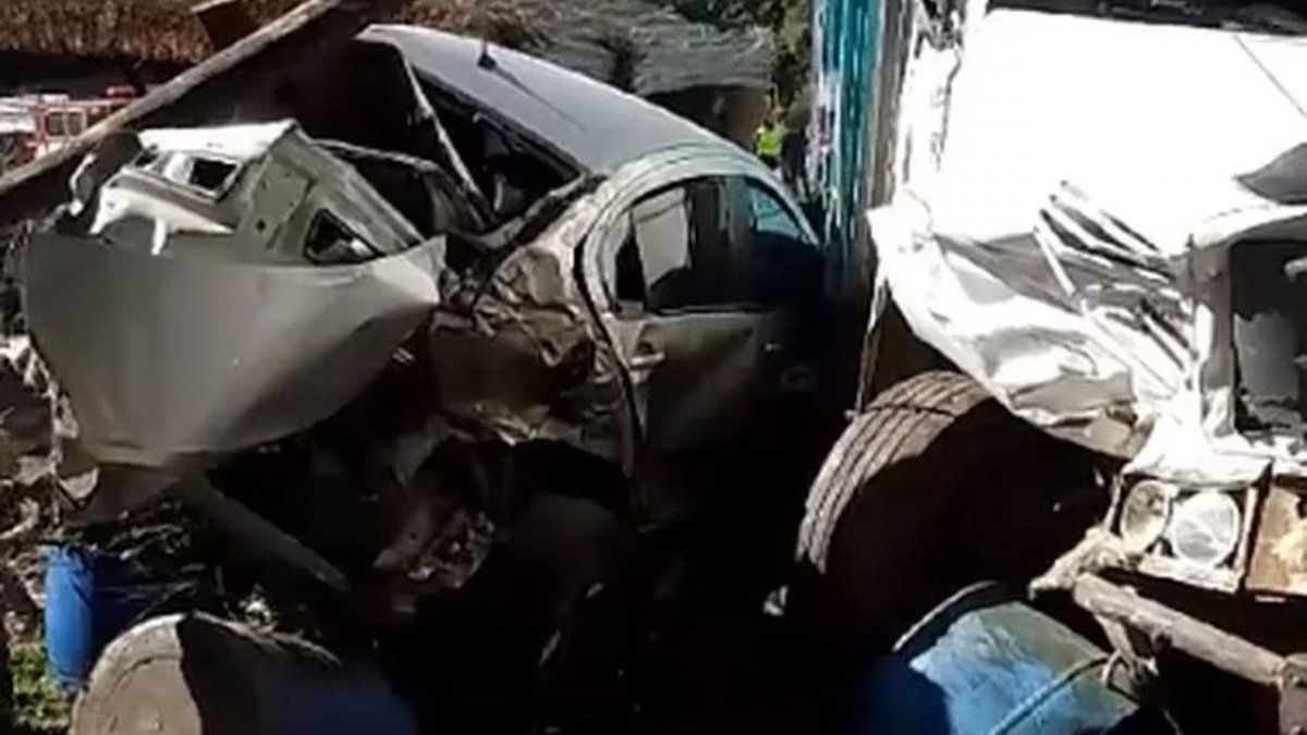 Accidente múltiple en la ruta 2: un muerto
