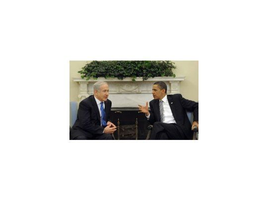 El primer ministro israelí, Benjamin Netanyahu, junto al presidente estadounidense, Barack Obama.