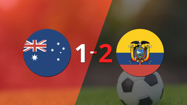 Ajustada victoria por 2 a 1 de Ecuador
