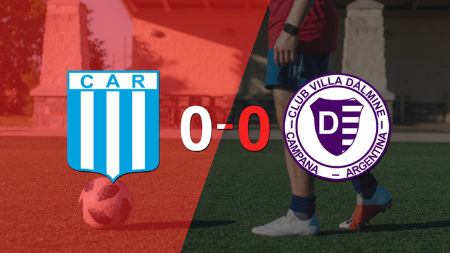 Sin muchas emociones, Racing (Cba) y Villa Dálmine empataron 0-0