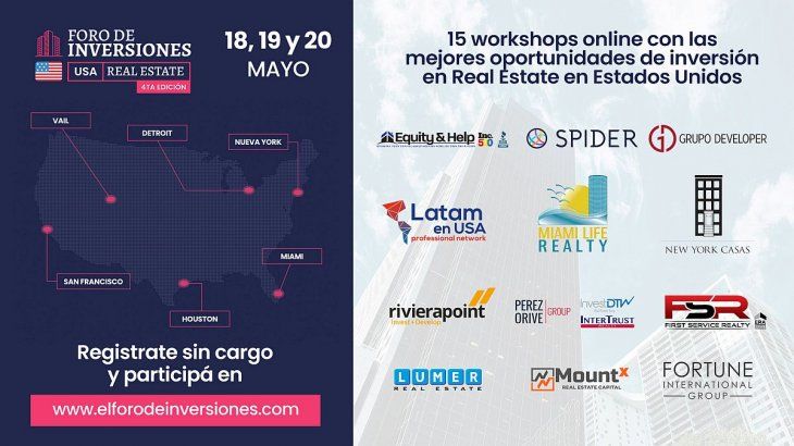 El Foro presentará distintas opciones de inversión.