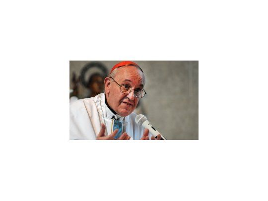 El cardenal Jorge Bergoglio.
