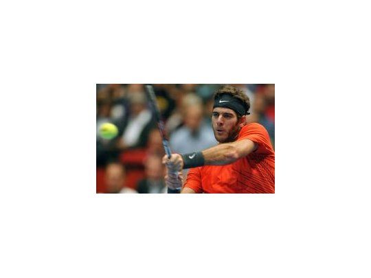 Buen debut. Juan Martín Del Potro no tuvo inconvenientes en superar al polaco Lucasz Kubot.