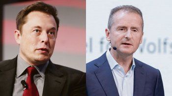 Elon Musk y Hebert Diess