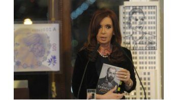 Cristina de Kirchner en Casa Rosada. (Imagen de TV).