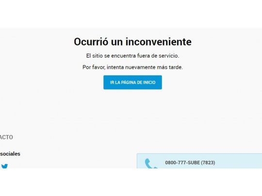 En el arranque de la Red SUBE, ola de consultas congestionó el sitio para revisar viajes y saldos