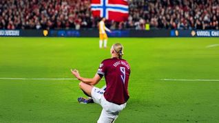 En una exhibición de futbol, Noruega aplastó 11-1 a Moldavia y es líder con puntaje ideal