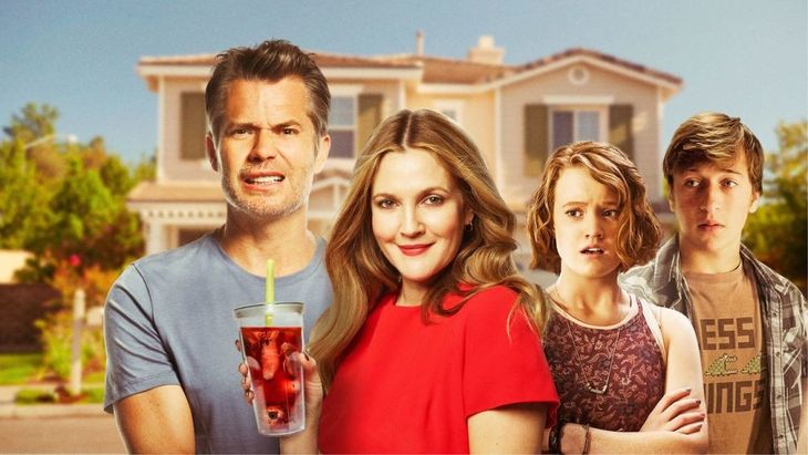 Main characters of Santa Clarita Diet, series available on Netflix. Main characters from Santa Clarita Diet, a series available on Netflix.