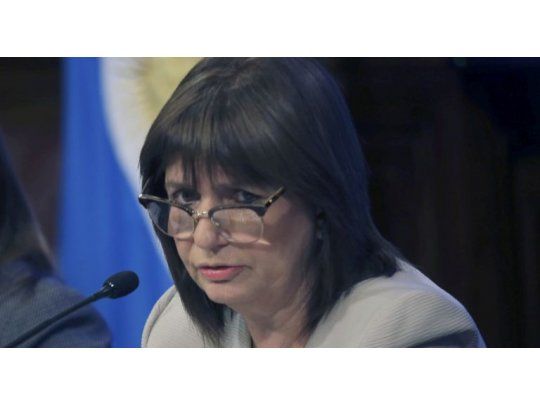 Patricia Bullrich encabezó una conferencia en el Ministerio de Seguridad.