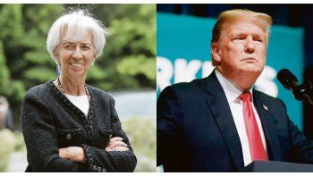 ámbito.com | Christine Lagarde y Donald Trump.