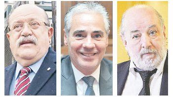 Jorge Di Lello, Sergio Torres y Claudio Bonadío