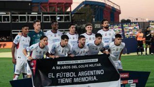 El parche especial que lució San Lorenzo por el Día de la Memoria El parche especial que lució San Lorenzo por el Día de la Memoria