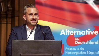 Ulrich Siegmund, de la ultraderechista Alternativa para Alemania (AfD), se encuentra en pleno auge. Ulrich Siegmund, de la ultraderechista Alternativa para Alemania (AfD), se encuentra en pleno auge.