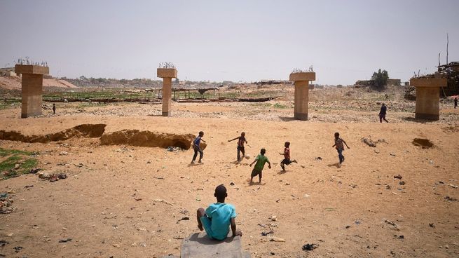 Níger niños jugando