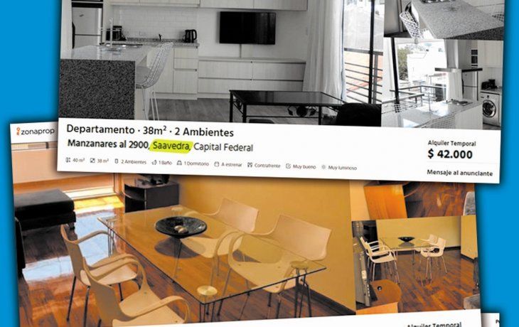 Alquileres temporarios se extienden a más barrios  (efecto de polémica ley)