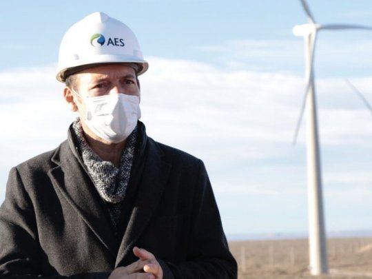 Omar Gutiérrez inauguró el primer parque eólico de Neuquén