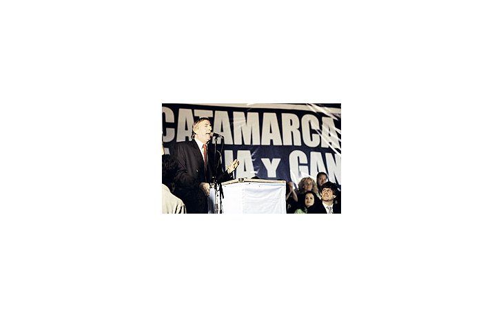 Néstor Kirchner cerró anoche la campaña del FpV, para las elecciones legislativas de Catamarca.