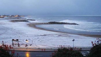 Mar del Plata con nieve en 1991.&nbsp;
