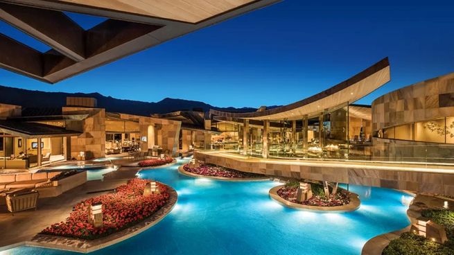 Esta imponente mansión está ubicada en la zona de Coachella Valley, en California.