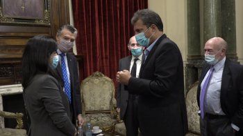 La CAC junto a Massa en una reunión en el marco del proyecto que reduce ganancias a trabajadores.&nbsp;
