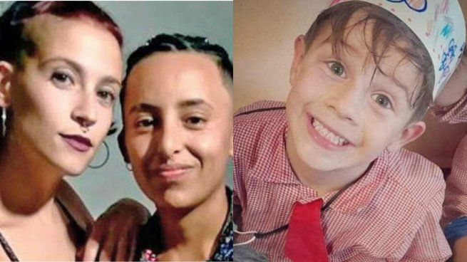 Abigail Paéz junto a Magdalena Espósito Valenti, ambas condenadas por el homicidio y abuso de Lucio Dupuy.