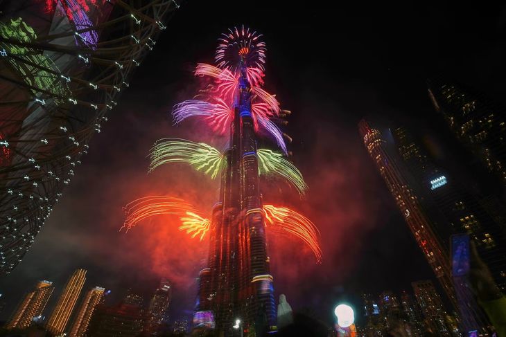 Año Nuevo en Dubai. Año Nuevo en Dubai.