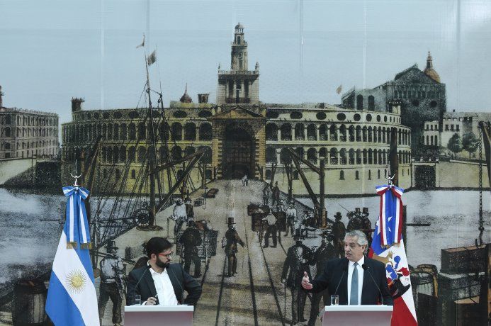 Alberto Fernández y Gabriel Boric: reunión mano a mano para afianzar el vínculo entre Argentina y Chile.