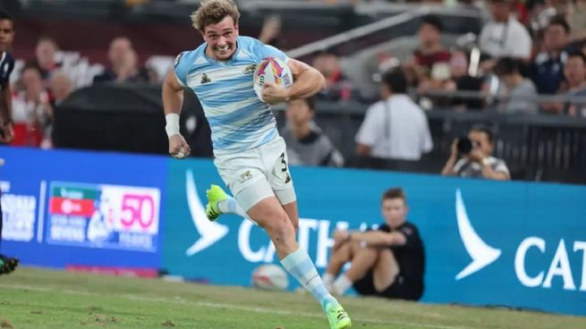 Medalla de plata: los Puma 7s terminaron subcampeones en el Seven de Hong Kong.