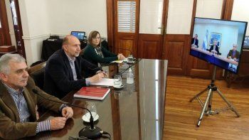 Cumbre: Omar Perotti y Alberto Fernández se reunieron de manera virtual para dialogar sobre Vicentin.