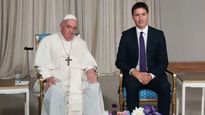francisco llego a quebec y se reunio con el premier de canada, justin trudeau