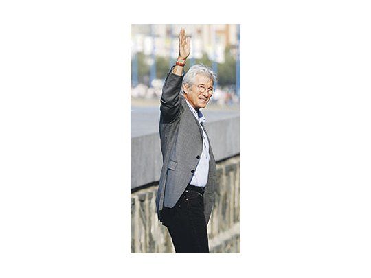 Richard Gere, homenajeado ayeren el Festival de San Sebastián:hizo temblar a todas las mujeres. Ya algunos hombres.