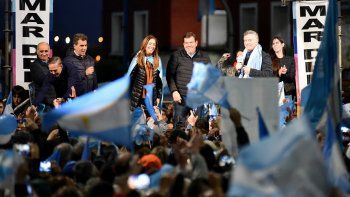 Macri y Vidal en mar del Plata.&nbsp;