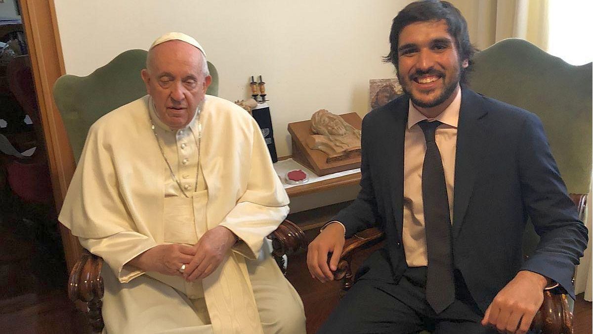 The reasons for the visit of the son of Gustavo Béliz to Pope Francis in Rome