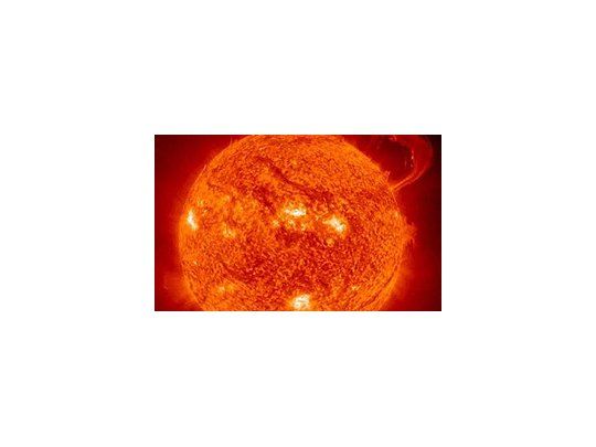 La mayor actividad solar se haría sentir sobre las temperaturas.