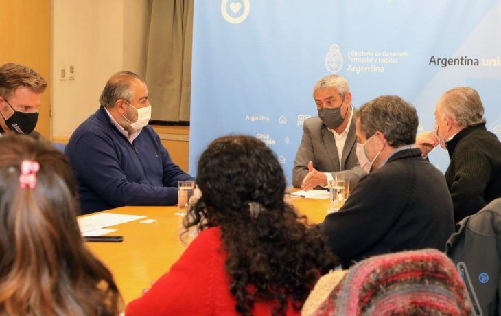 Reunión encabezada por el ministro de&nbsp;Desarrollo Territorial y Hábitat, Jorge Ferraresi