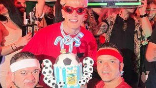 Garnacho tuvo su festejo de cumpleaños en Madrid