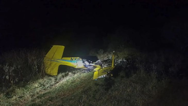 The plane crashed in the Pantanal region, about 140 km from Campo Grande.  