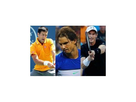 Djokovic y Murray pasaron con los justo. Nadal fue eliminado por López.