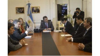 Reunión en el despacho del jefe de Gabinete.