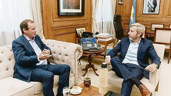 contacto. El entrerriano Gustavo Bordet, uno de los primeros en inaugurar la ronda de reuniones con la Casa Rosada. Fue recibido por el ministro Rogelio Frigerio.
