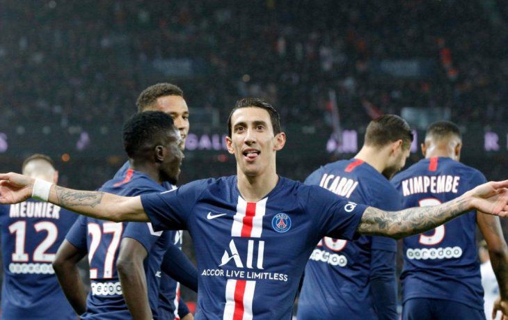 Di María marcó en PSG, que ganó con un gol nunca antes visto