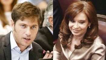 Axel Kicillof y Cristina de Kirchner.