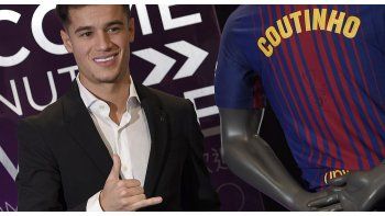 Coutinho fue presentado en Barcelona.