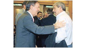 Juan Schiaretti y Eduardo Buzzi en pleno conflicto con el campo; una alianza que se reedita para exigir cambios en las retenciones.
